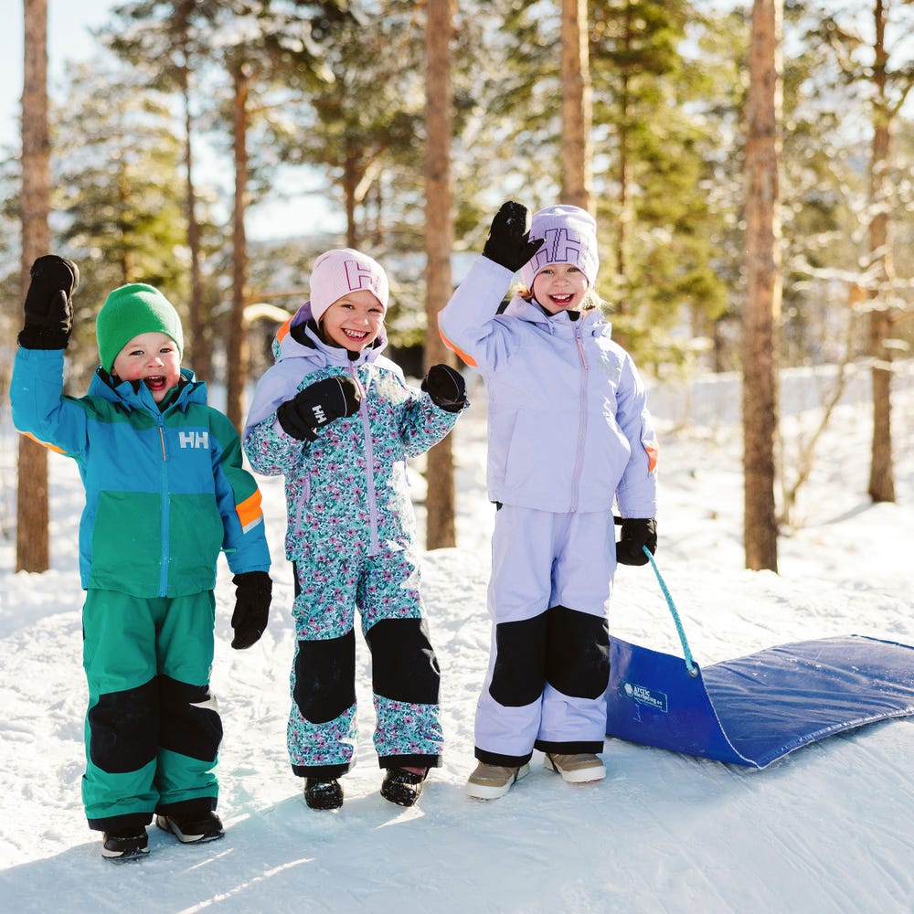 Kids' Waterproof Insulated Ski Jacket - Green