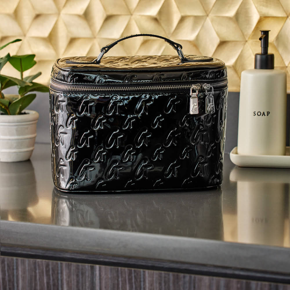 Large Cosmetic Travel Case - Black
