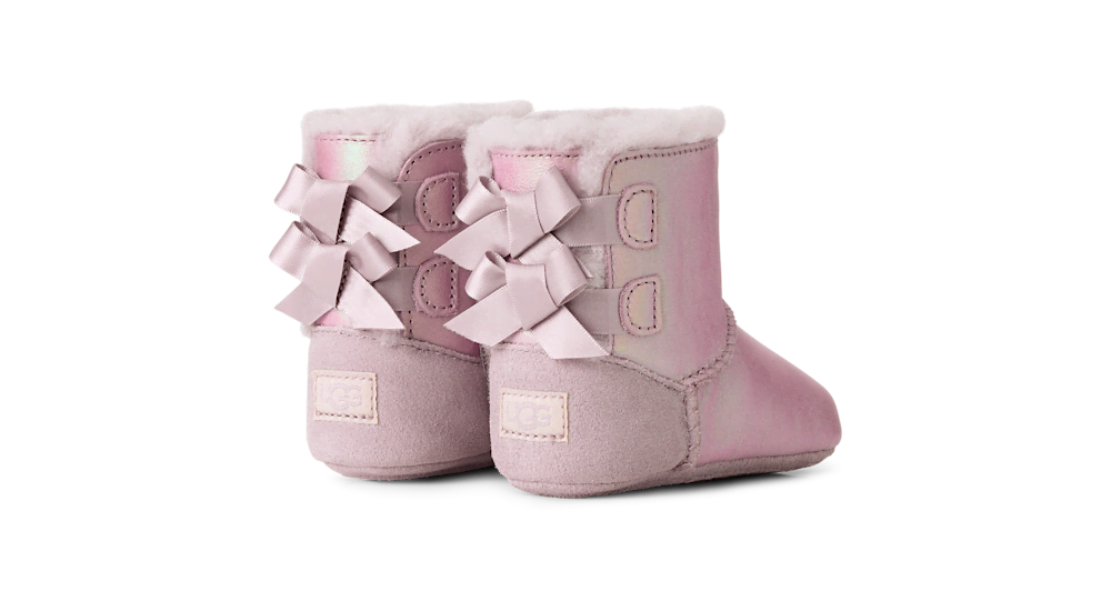 Baby Iridescent Bow Boots