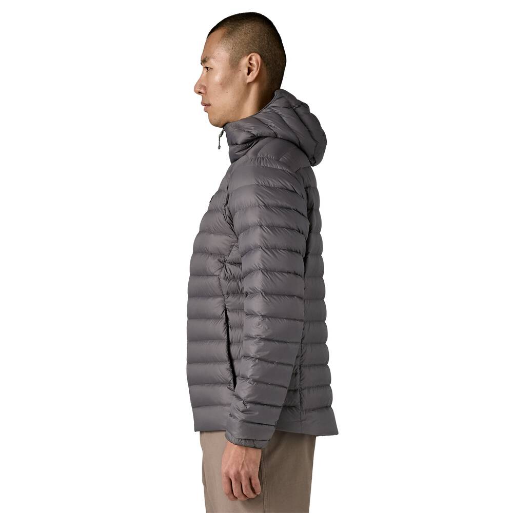 Men's 800-Fill Down Hooded Jacket - Purple