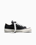 Canvas Low-Top Sneaker - Gold Palm - Black/Vintage White/Black