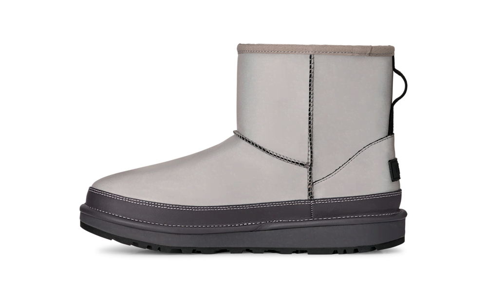 Men's Reflective Ankle Boot - Silver