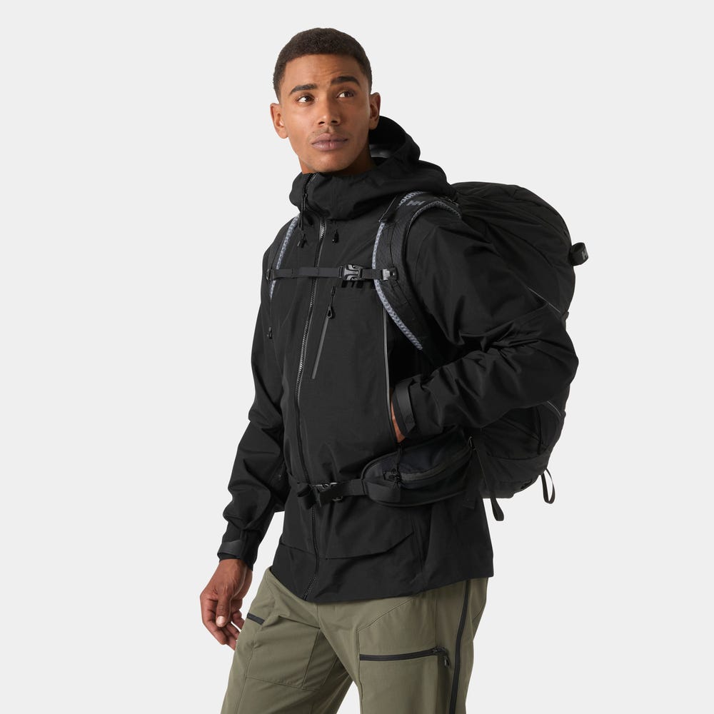Men's 3-Layer Waterproof Shell Jacket - Blue