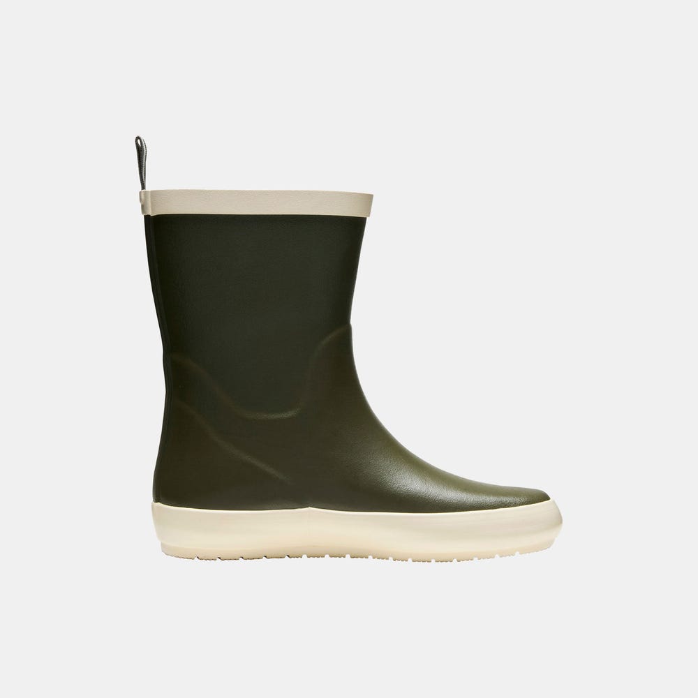Women's Waterproof Rubber Rain Boots - Pebble
