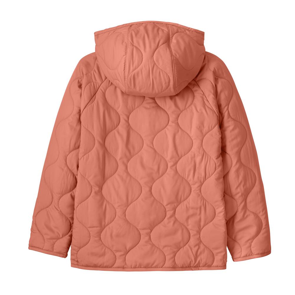 Kids' Quilted Insulated Hooded Jacket - Gray