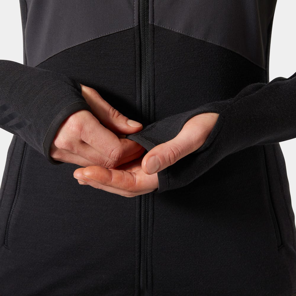 Women's Merino Wool Midlayer Jacket - Blue