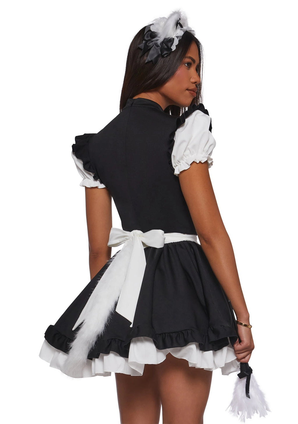 Maid Costume Set - Black And White
