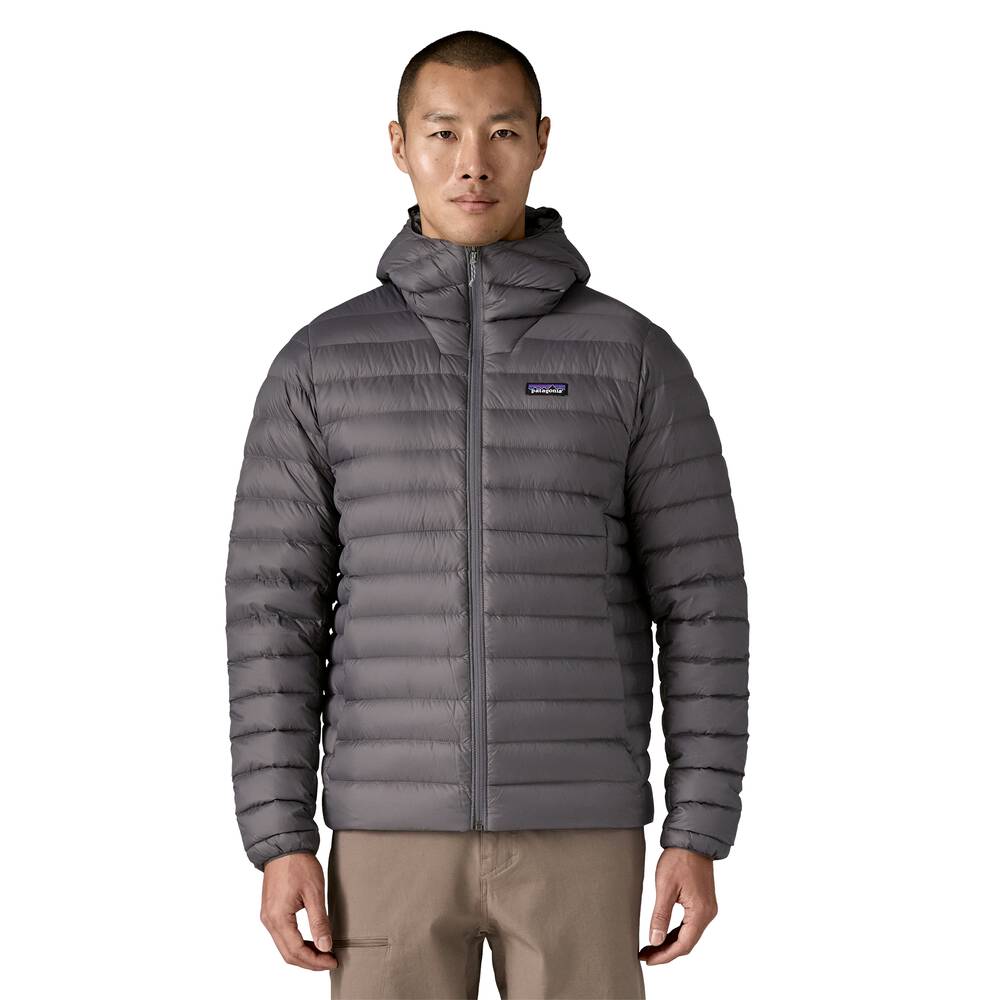 Men's 800-Fill Down Hooded Jacket - Purple