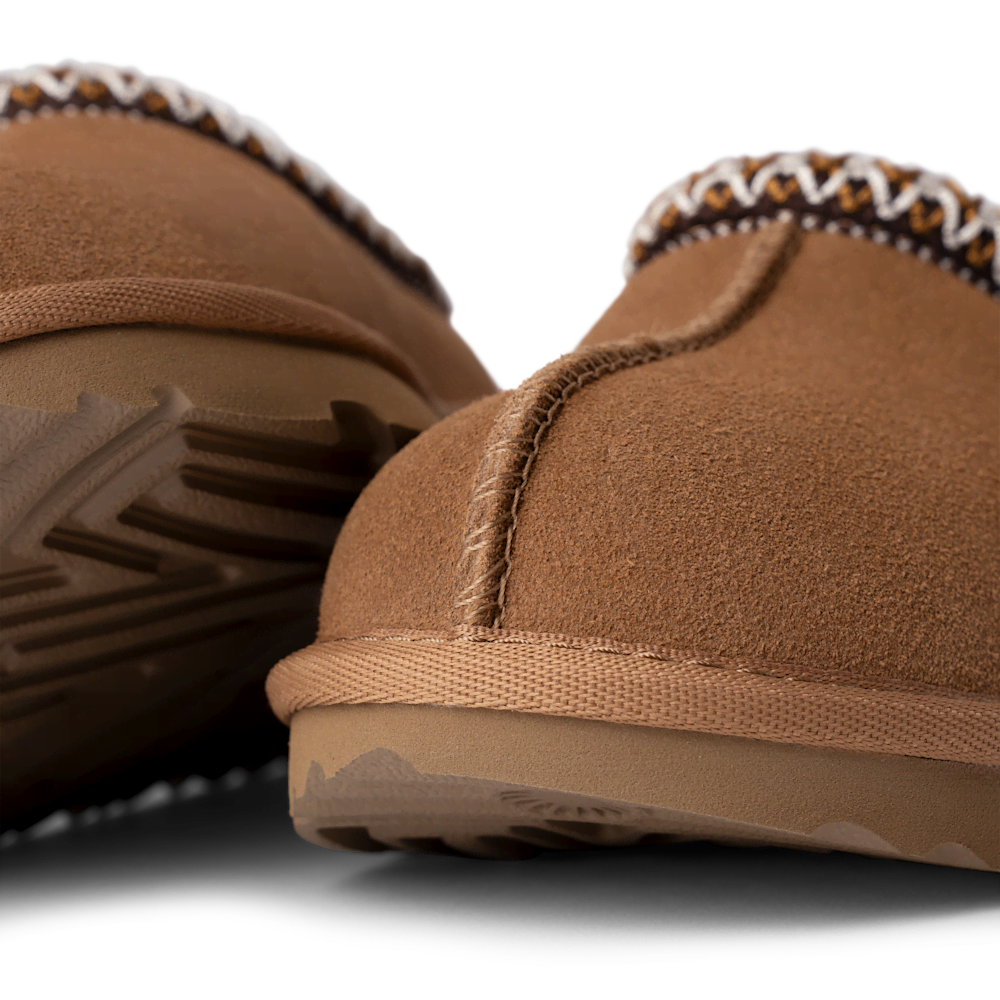 Kids' Suede Slip-On Slipper - Chestnut