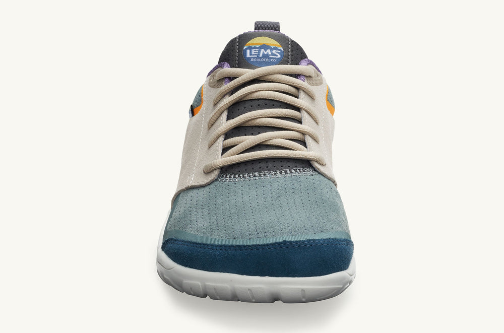 Men's Suede Minimal Sneaker - Gray