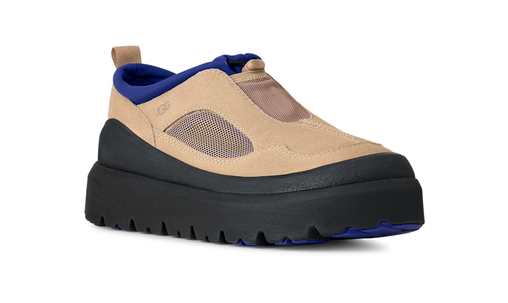 Men's Suede Mesh Hybrid Shoe - Chestnut