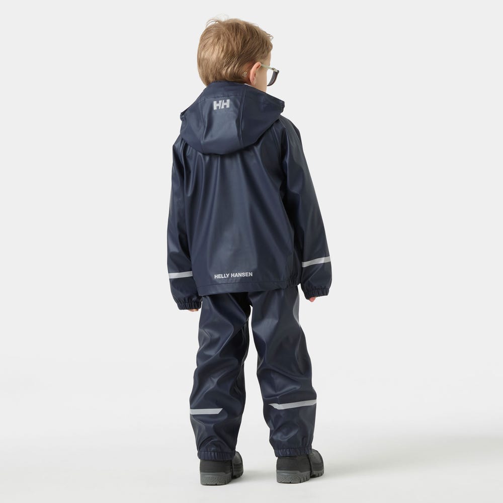 Kids' Waterproof Jacket And Bib Rain Set - Yellow