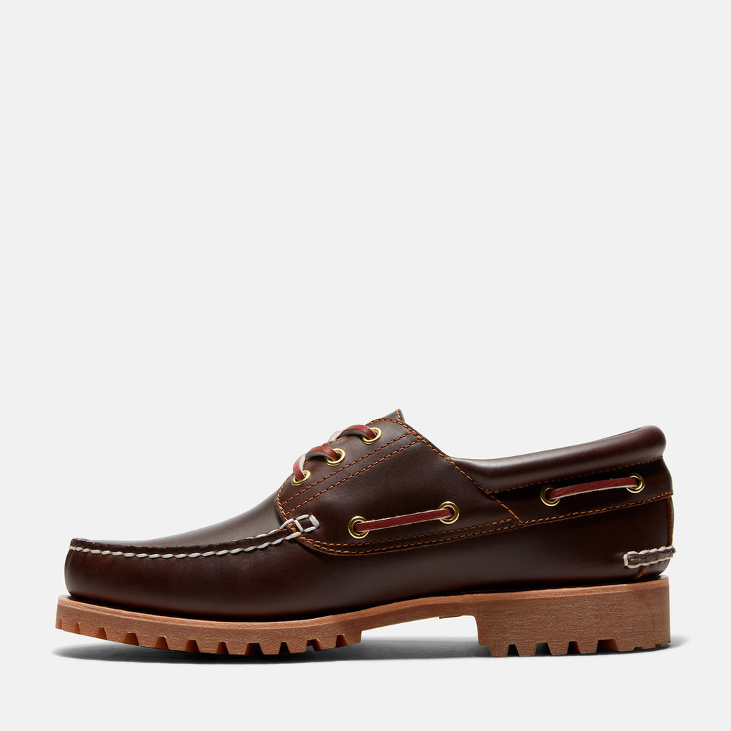 Men's Three-Eye Handsewn Lug Boat Shoe