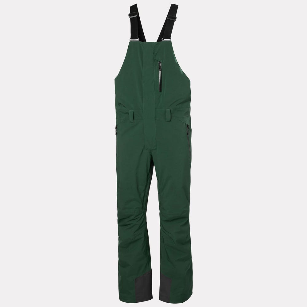 Men's Insulated Ski Bib Pants - Green