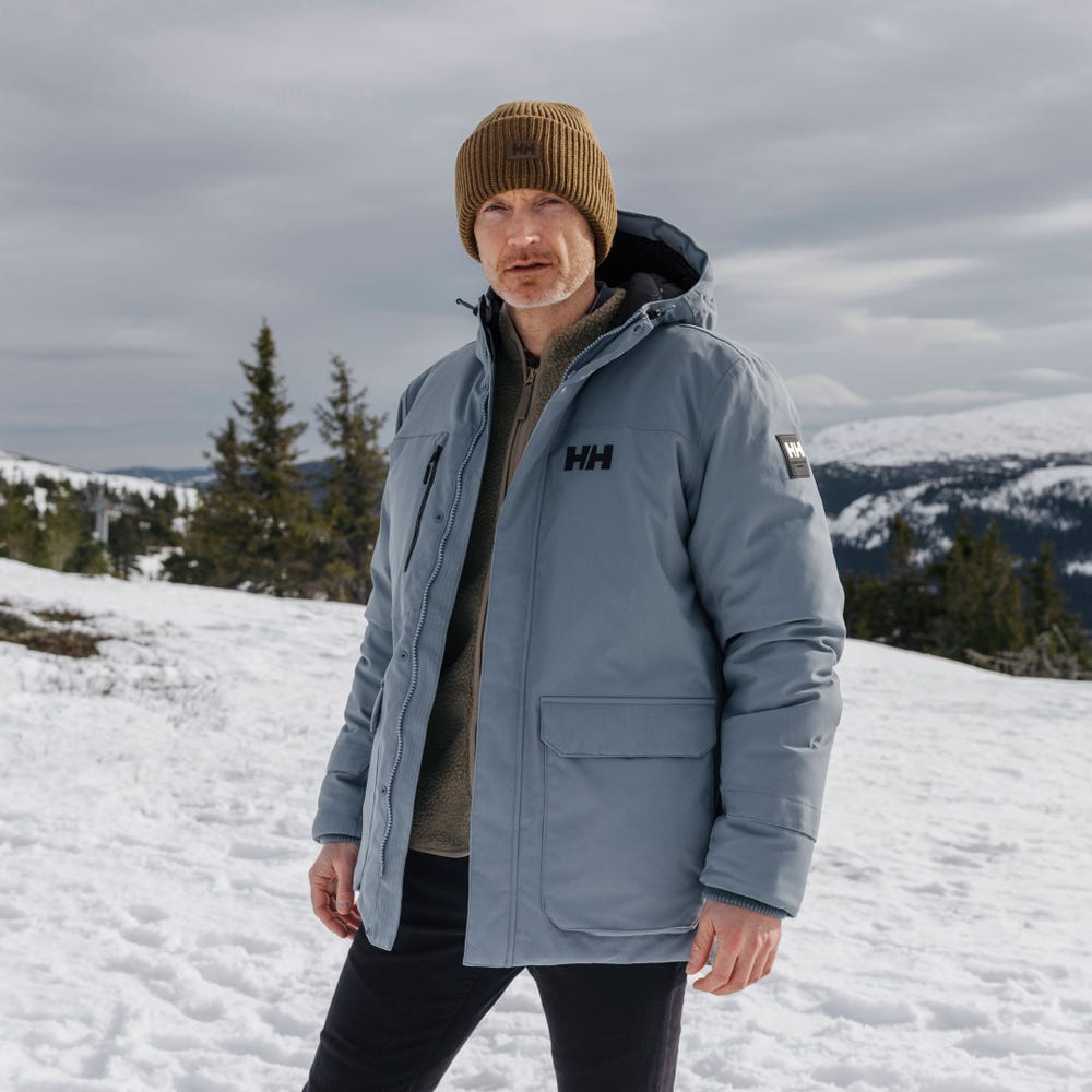 Men's Waterproof Down Parka - Pebble