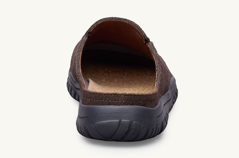 Women's Suede Open-Heel Clog - Latte