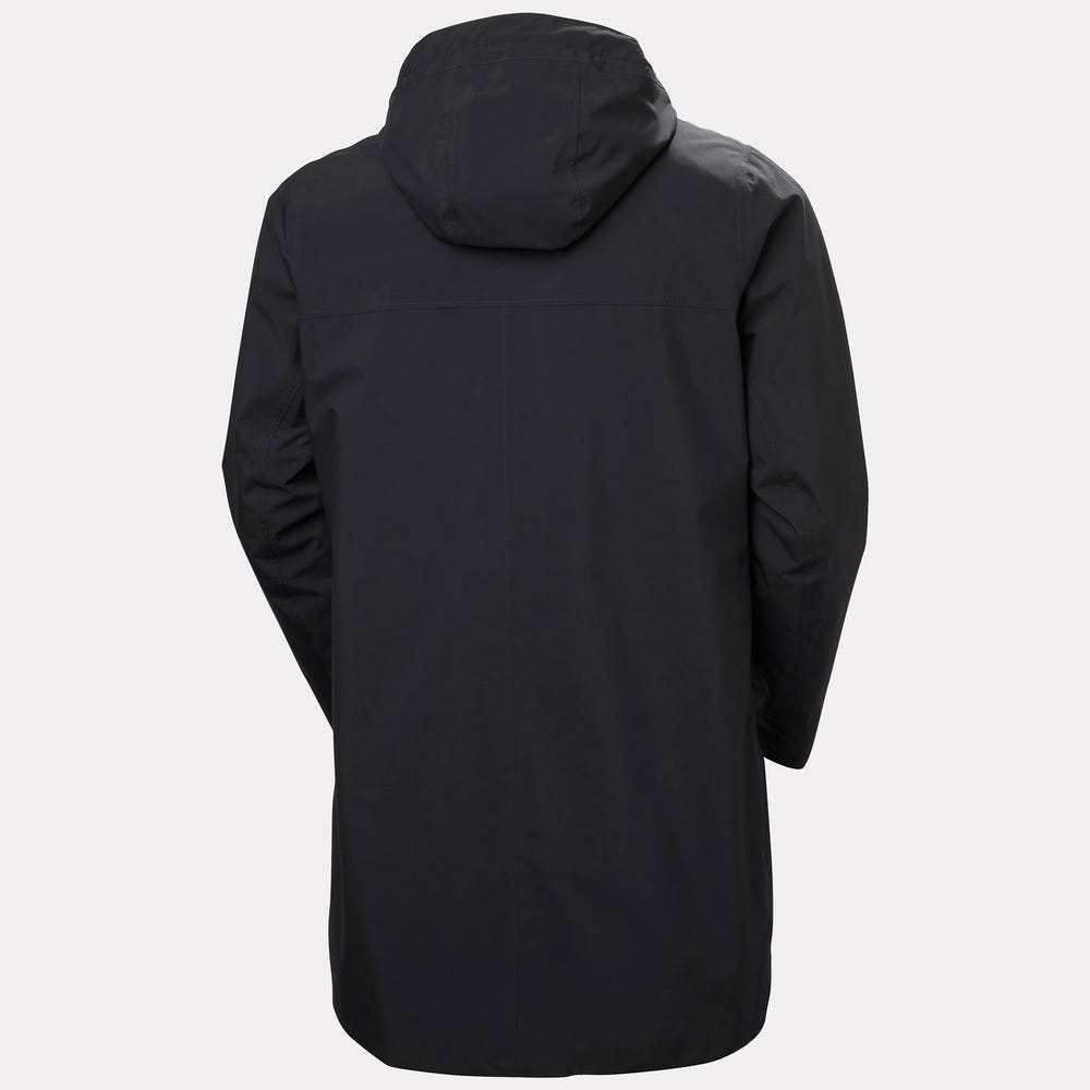 Men's Waterproof Hooded Raincoat - Green