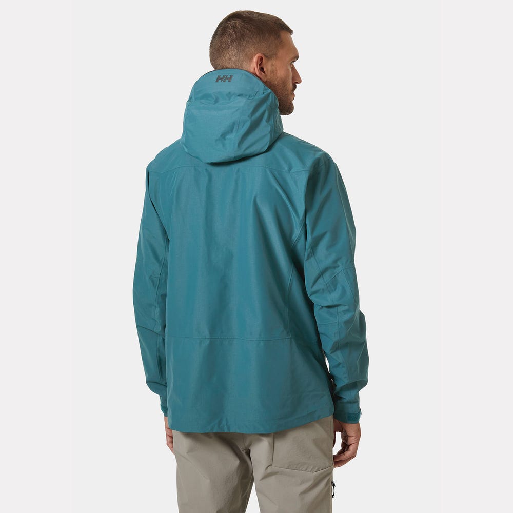 Men's 3-Layer Waterproof Shell Jacket - Blue