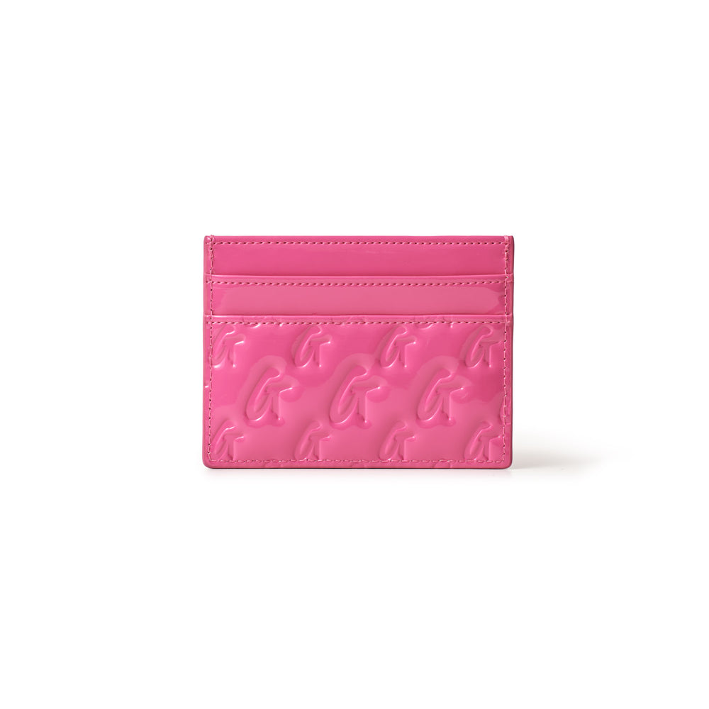 Mirrored Card Holder - Hot Pink