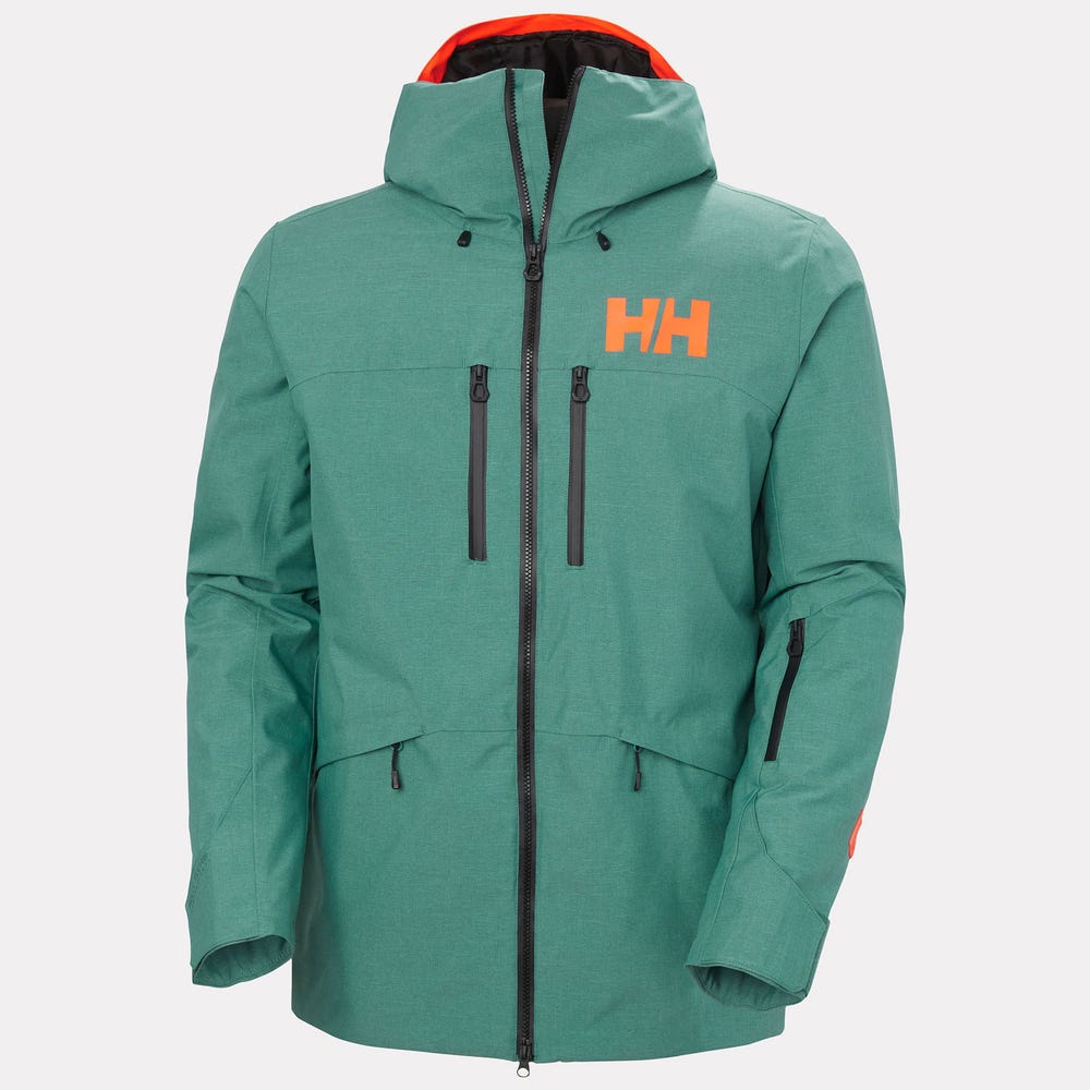 Men's Insulated Ski Jacket - Opal Green