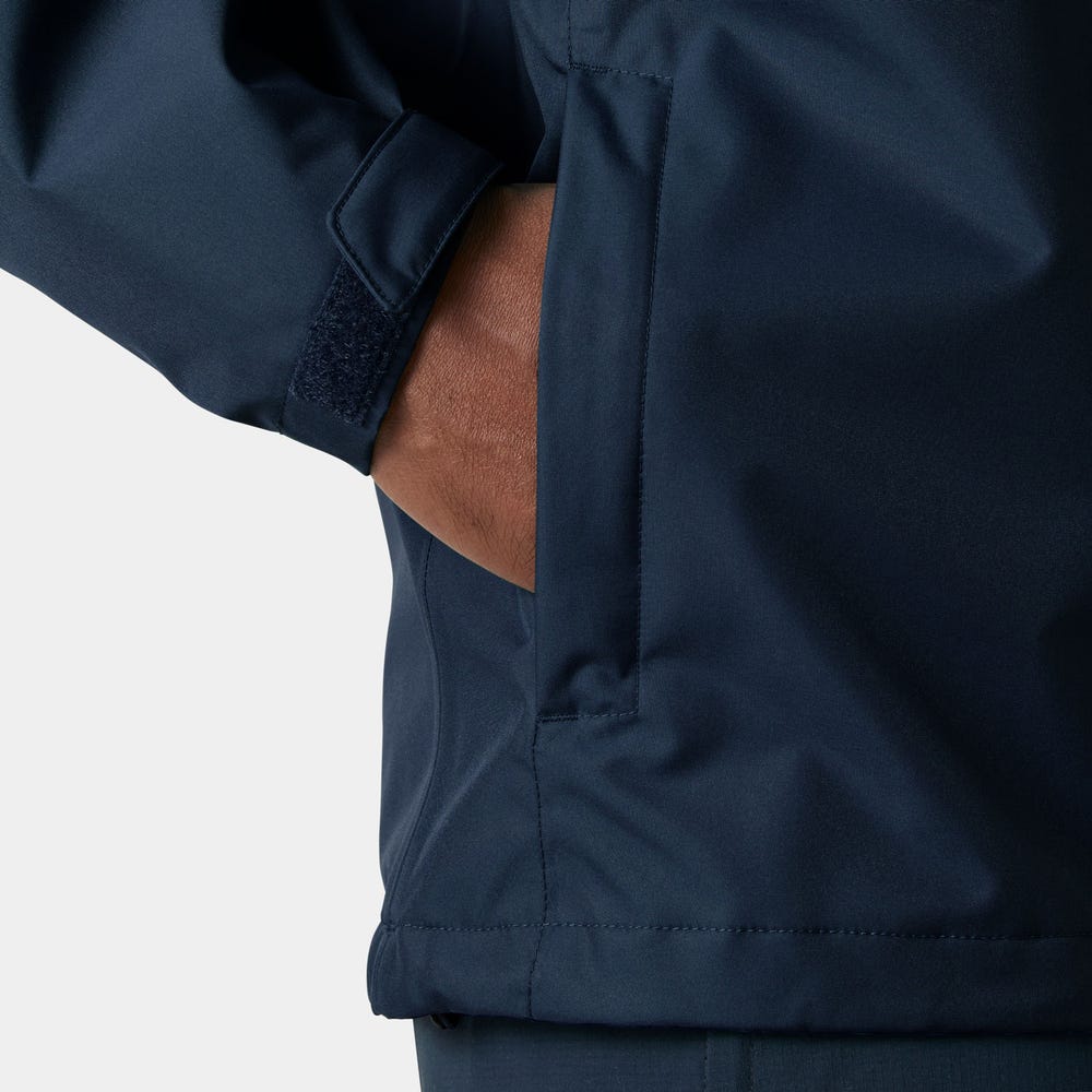 Men's Waterproof Rain Jacket - Mustard