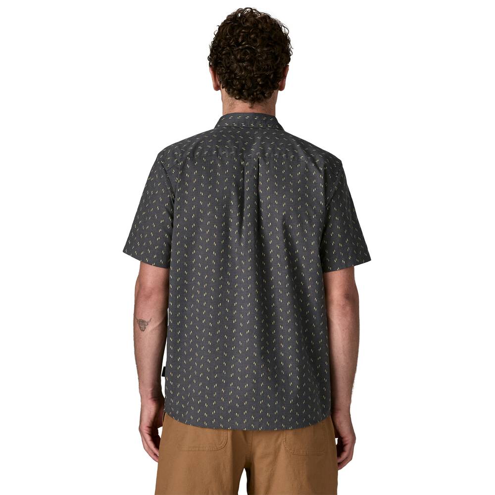 Men's Short-Sleeve Button-Up Shirt - Navy