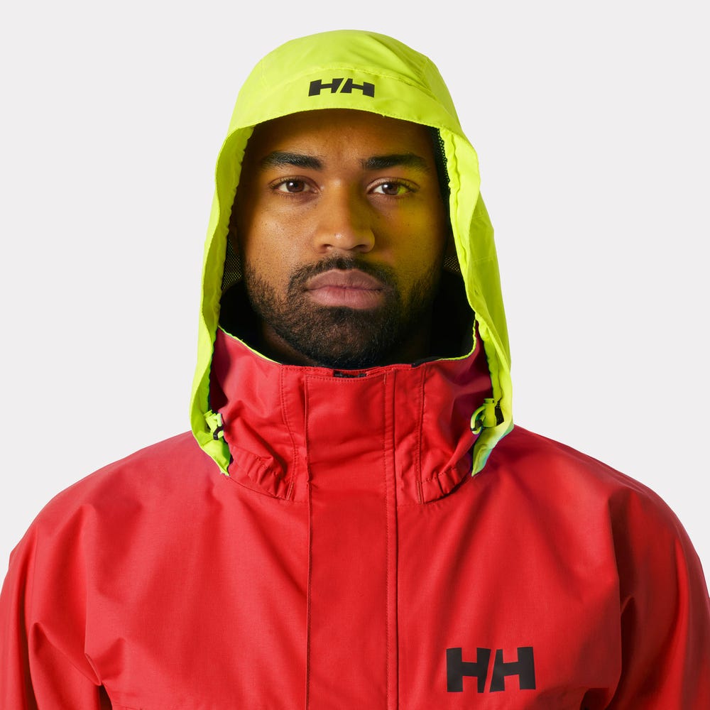Men's Waterproof Sailing Jacket - Red
