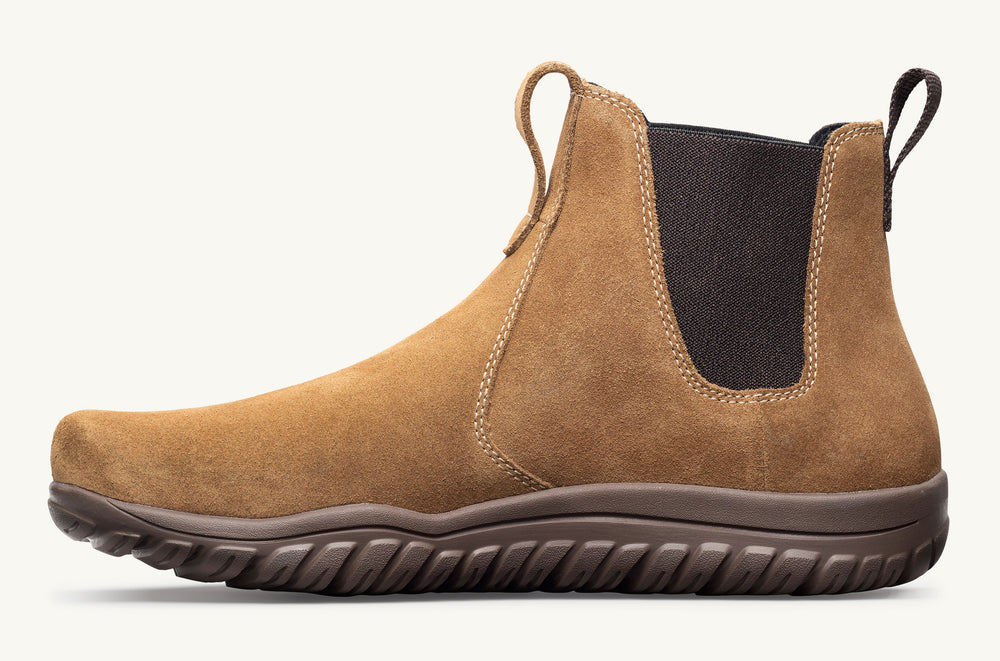 Women's Suede Zero-Drop Chelsea Boot - Cedar