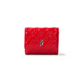 Compact Mirrored Wallet On Chain - Red