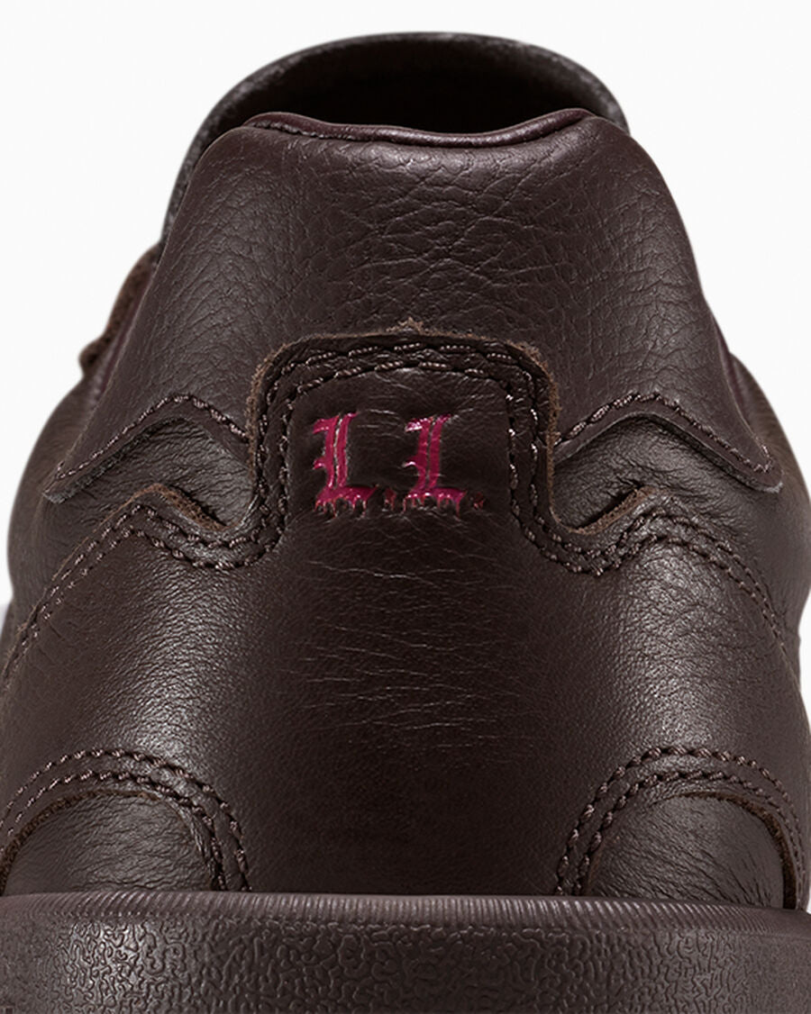 Leather And Suede Skate Low Top Sneakers