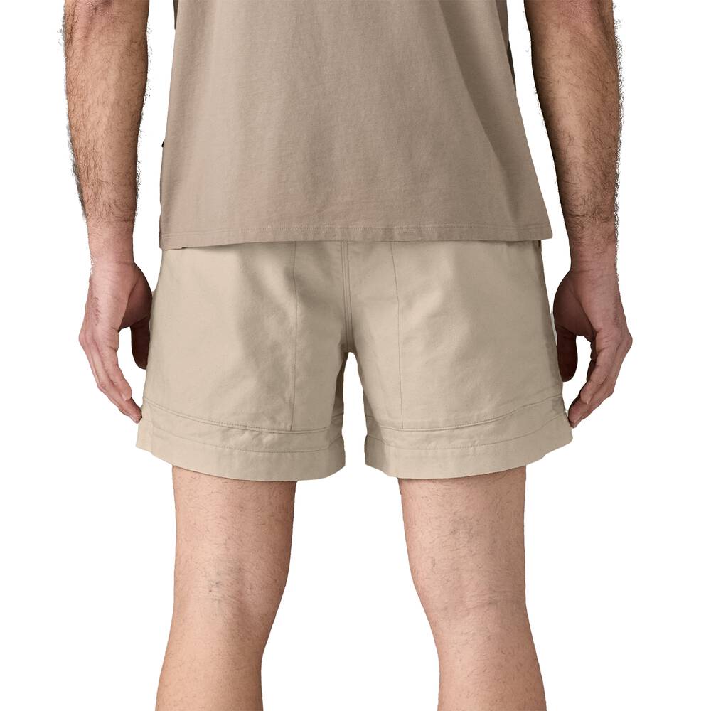 Men's Cotton Canvas Shorts, 5-Inch - Khaki