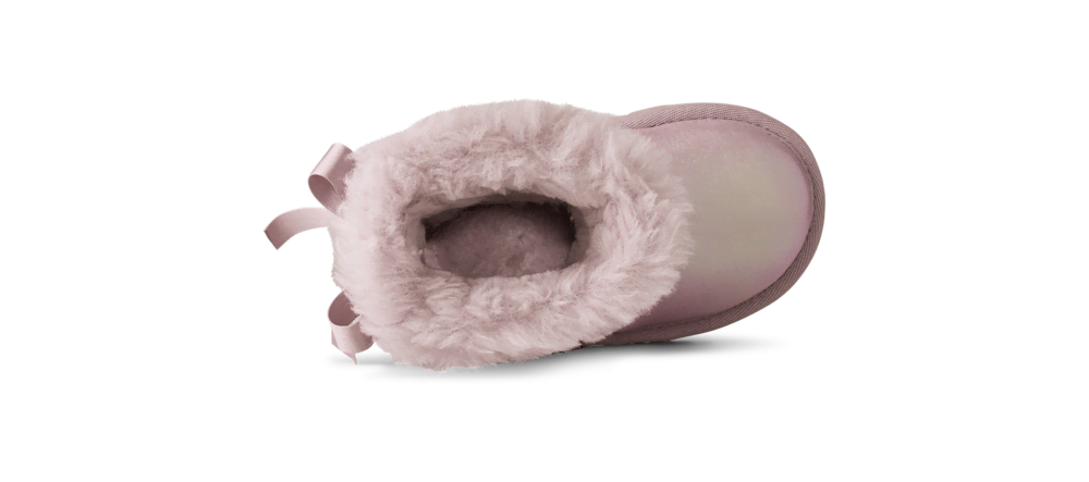 Toddler Iridescent Bow Boots