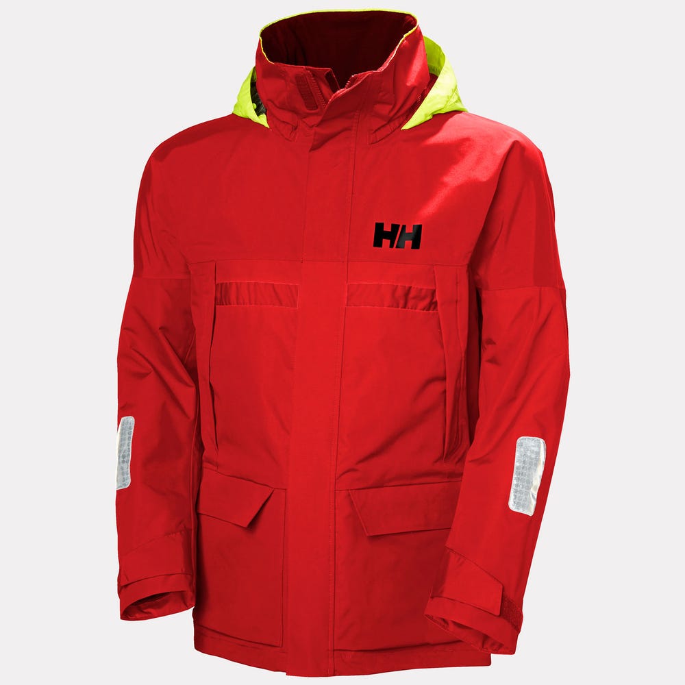 Men's Waterproof Sailing Jacket - Red