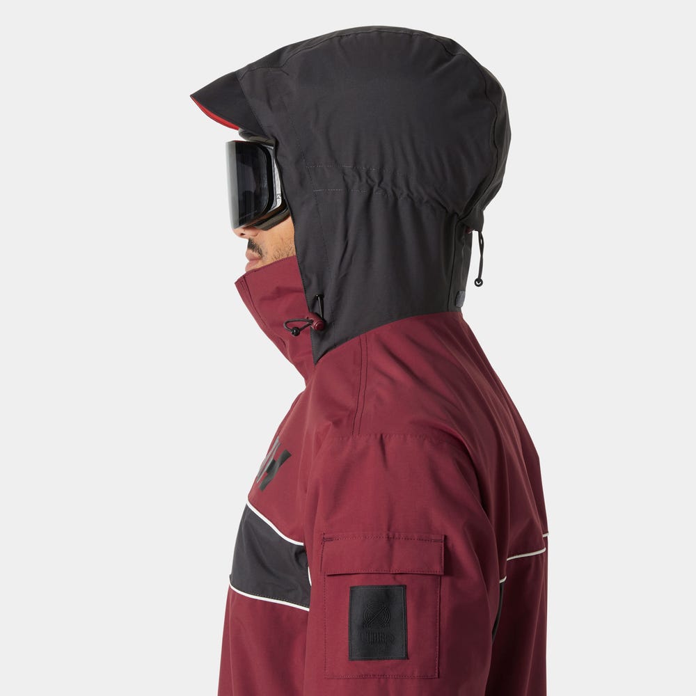 Unisex Waterproof Ski Shell Jacket - Black