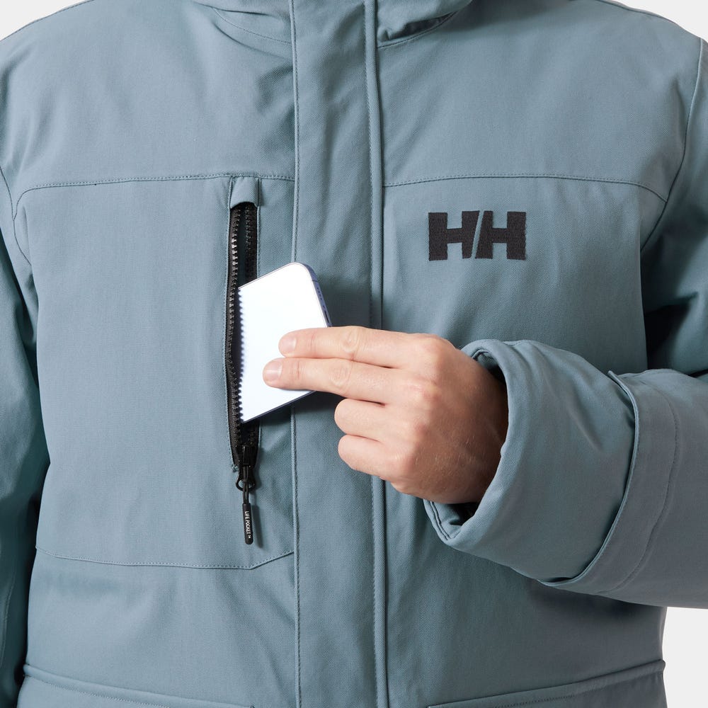 Men's Waterproof Down Parka - Pebble