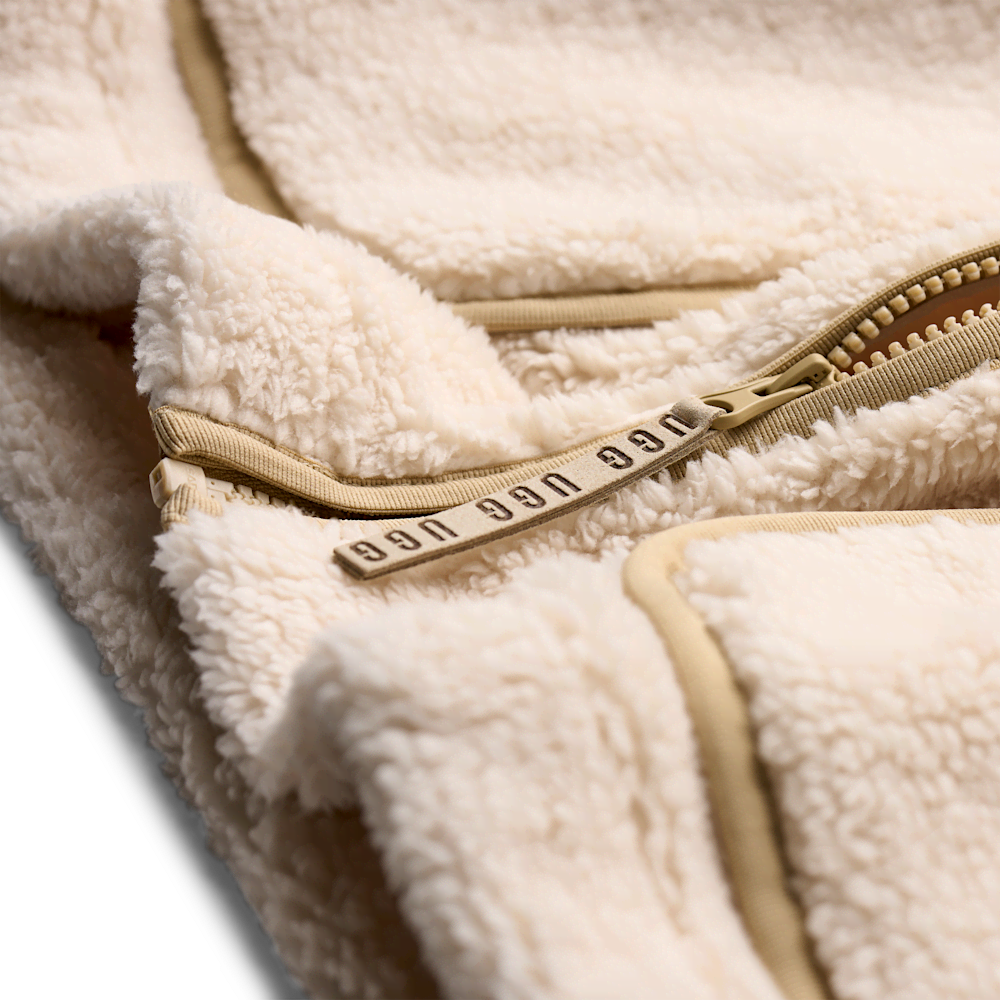 Women's Plush Fleece Zip Hoodie - Chestnut