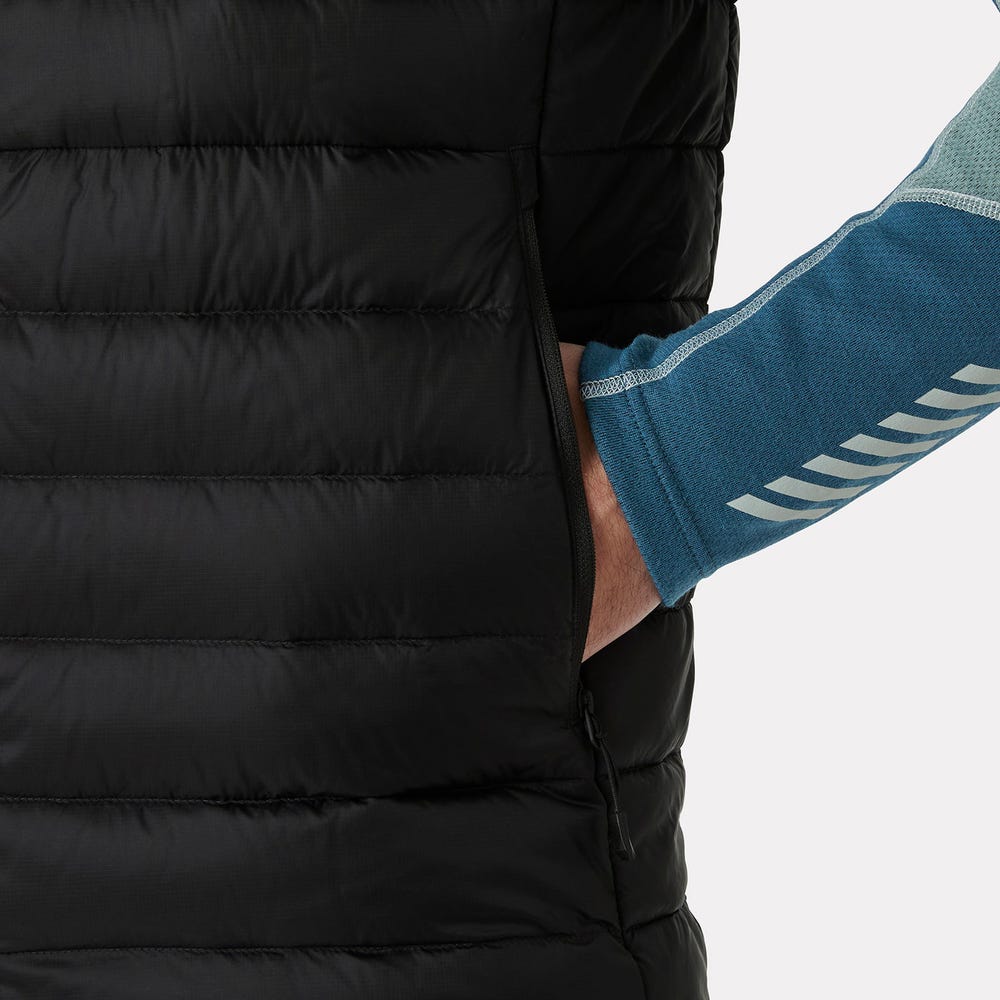 Men's Packable Down Vest - Black