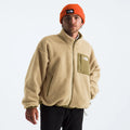 Men's Reversible Fleece Jacket - Khaki