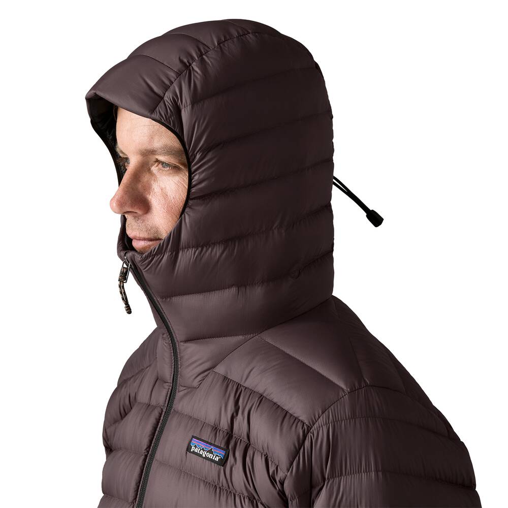 Men's 800-Fill Down Hooded Jacket - Purple