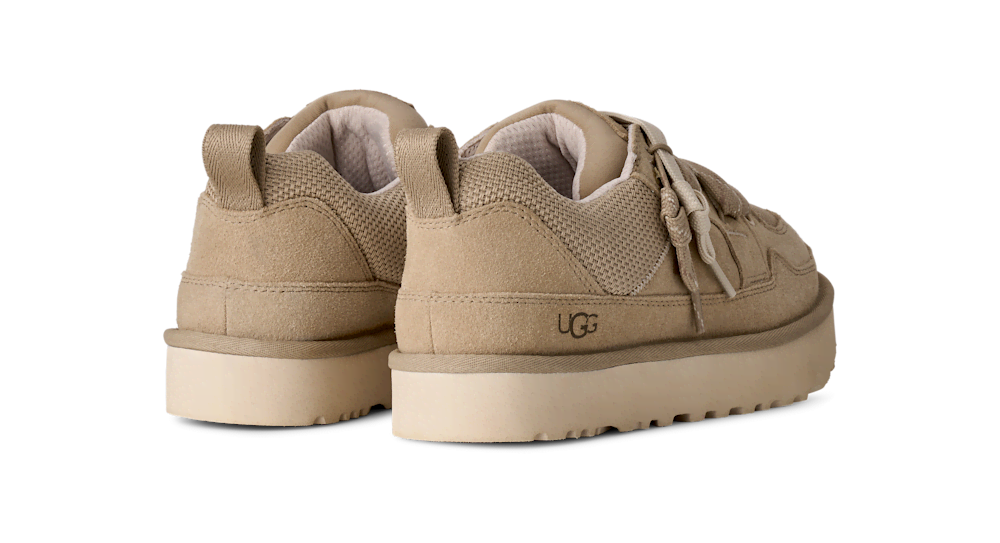Men's Suede and Mesh Low Top Sneakers - Blue