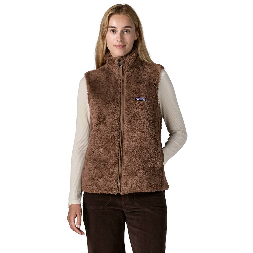Women's High-Pile Fleece Vest - Taupe