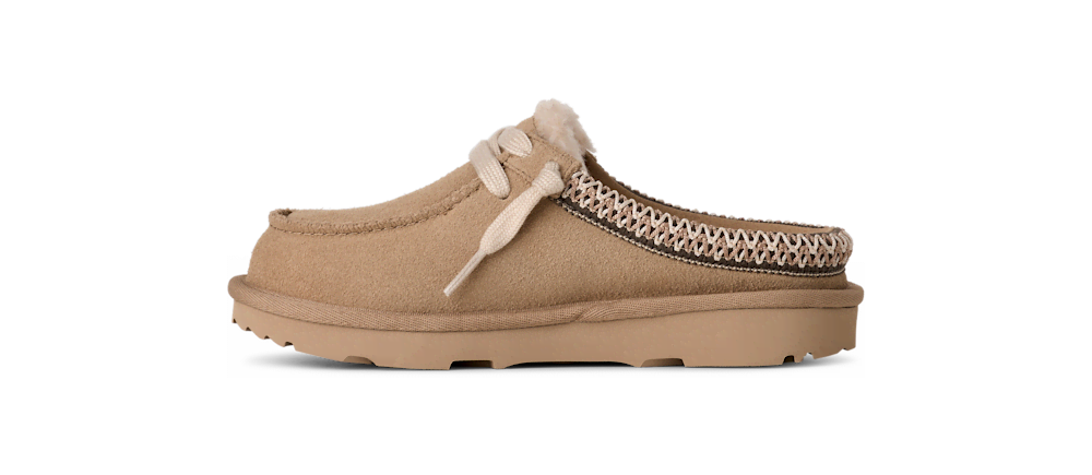 Kids' Suede Lined Mule - Sand