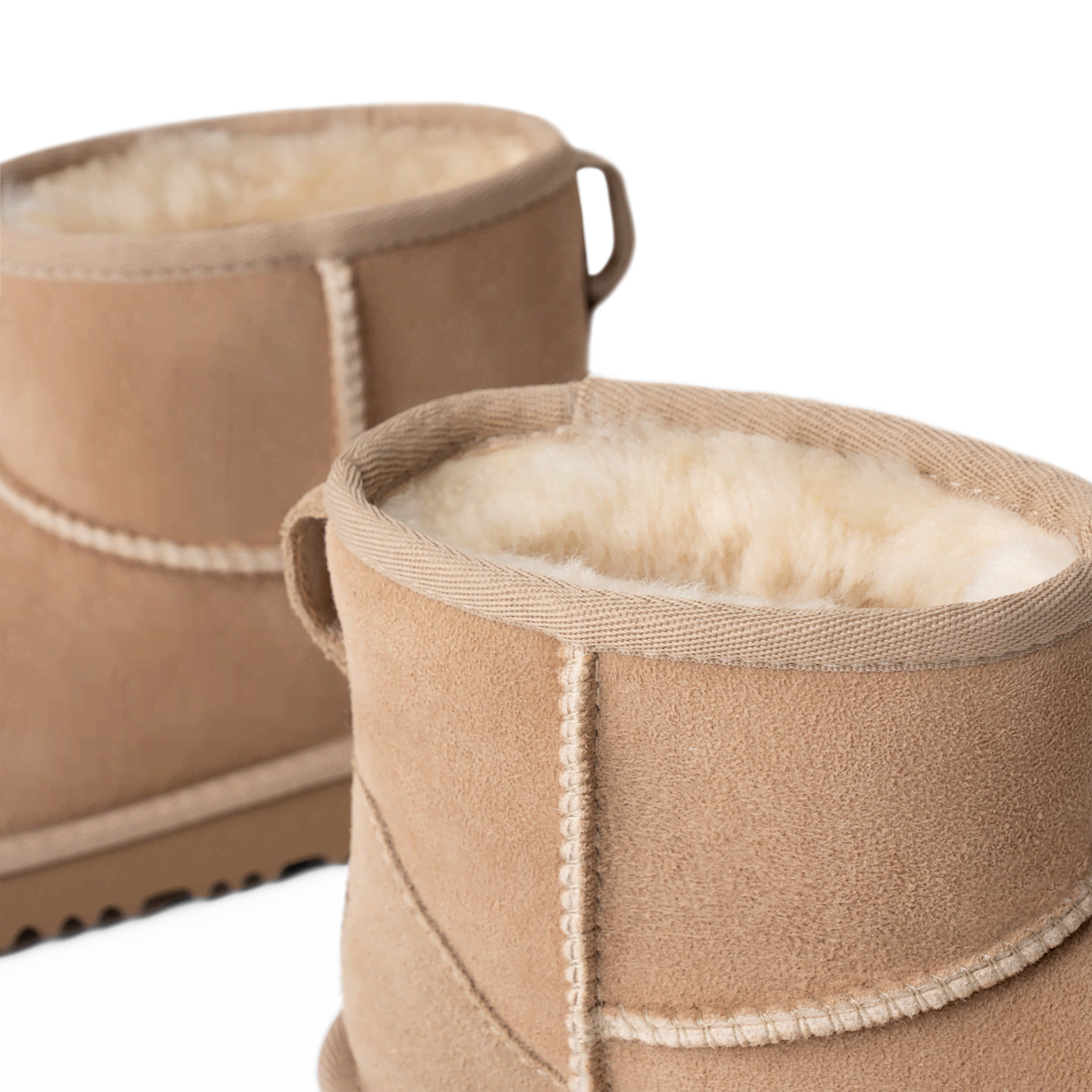 Toddler Sheepskin Ankle Boot - Chestnut