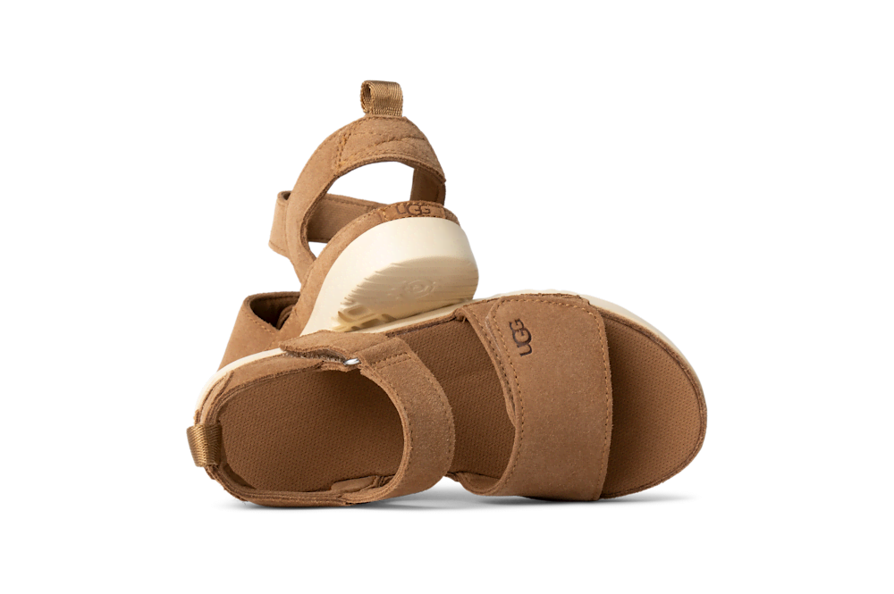 Kids' Adjustable Suede Sandal - Sand