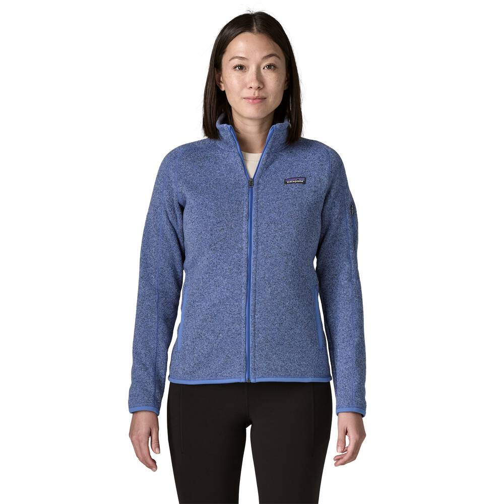 Women's Recycled Knit Fleece Jacket - Black