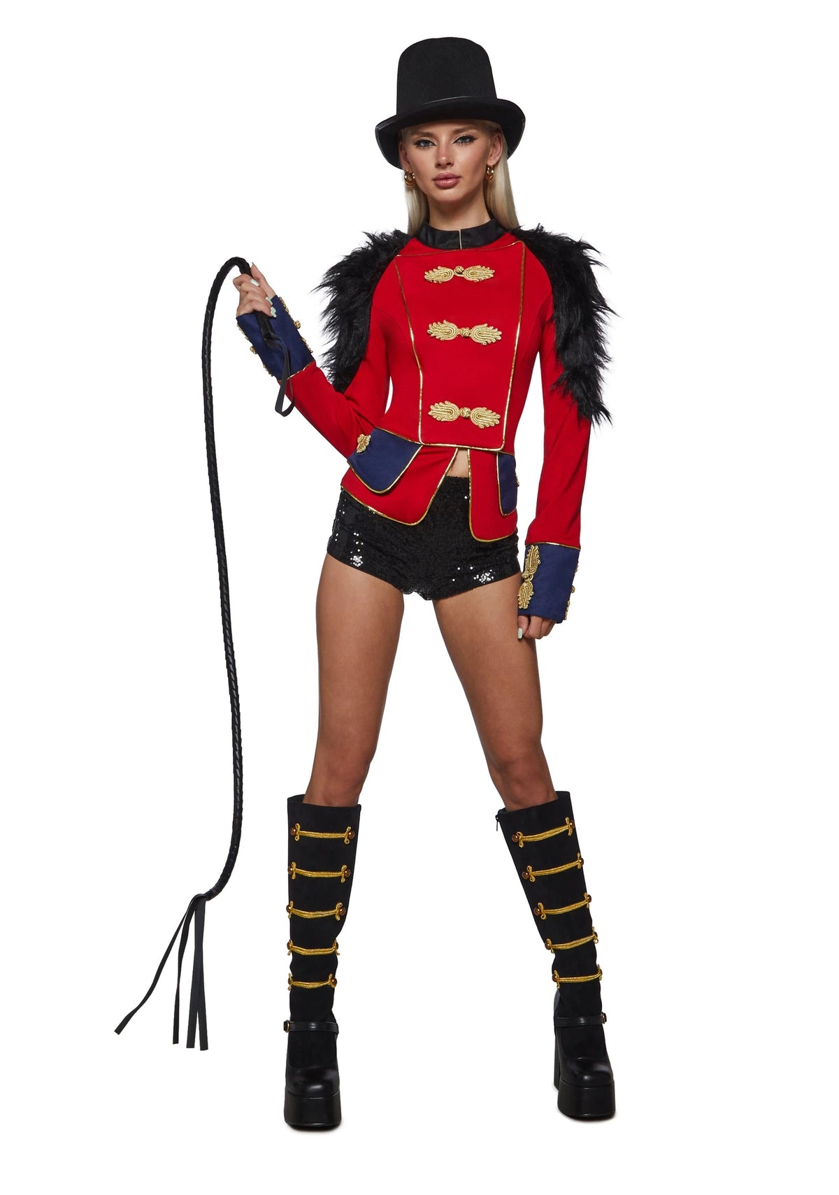 Circus Ringmaster Costume Set - Red