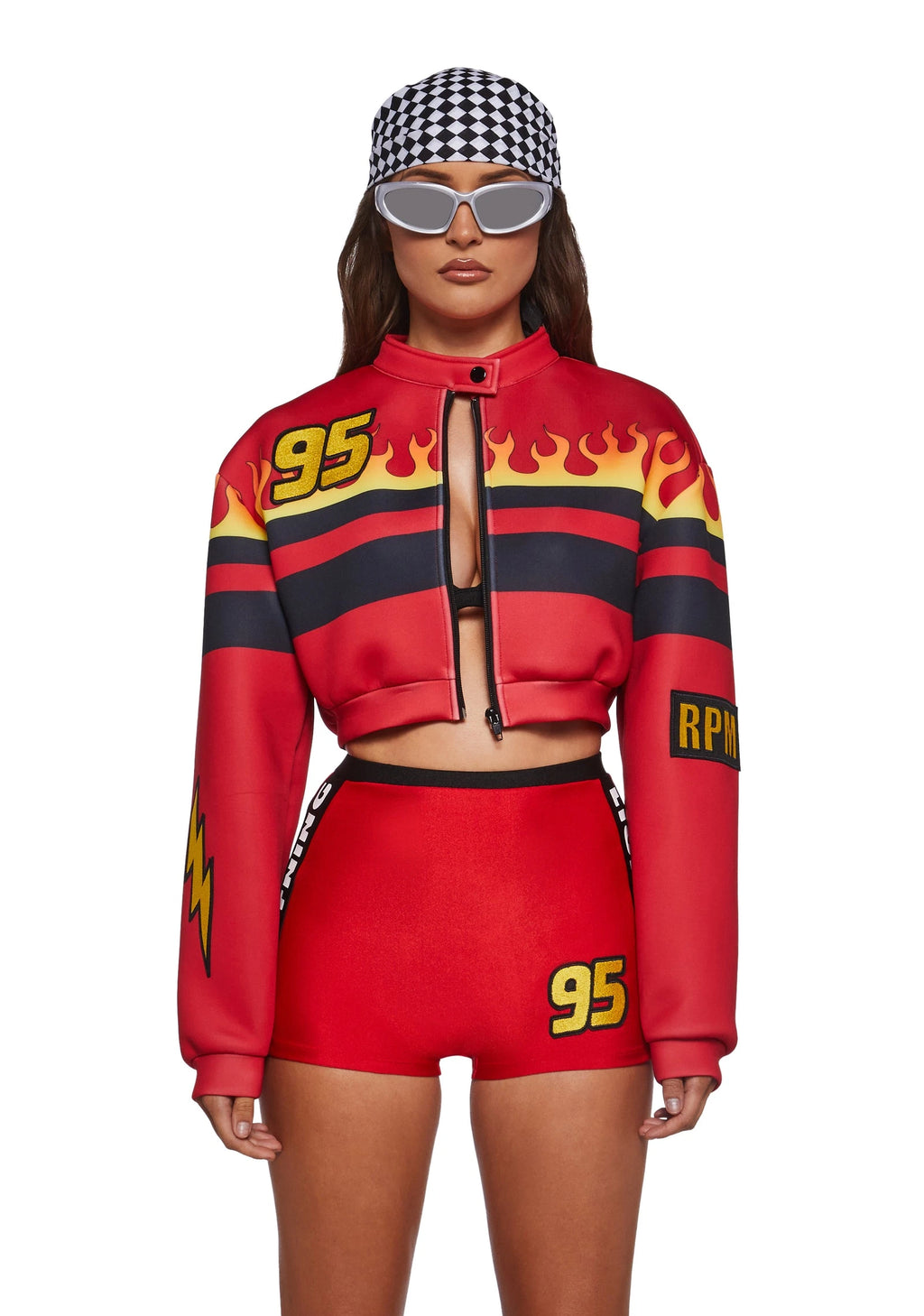 Racing Driver Costume Set - Red