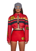 Racing Driver Costume Set - Red