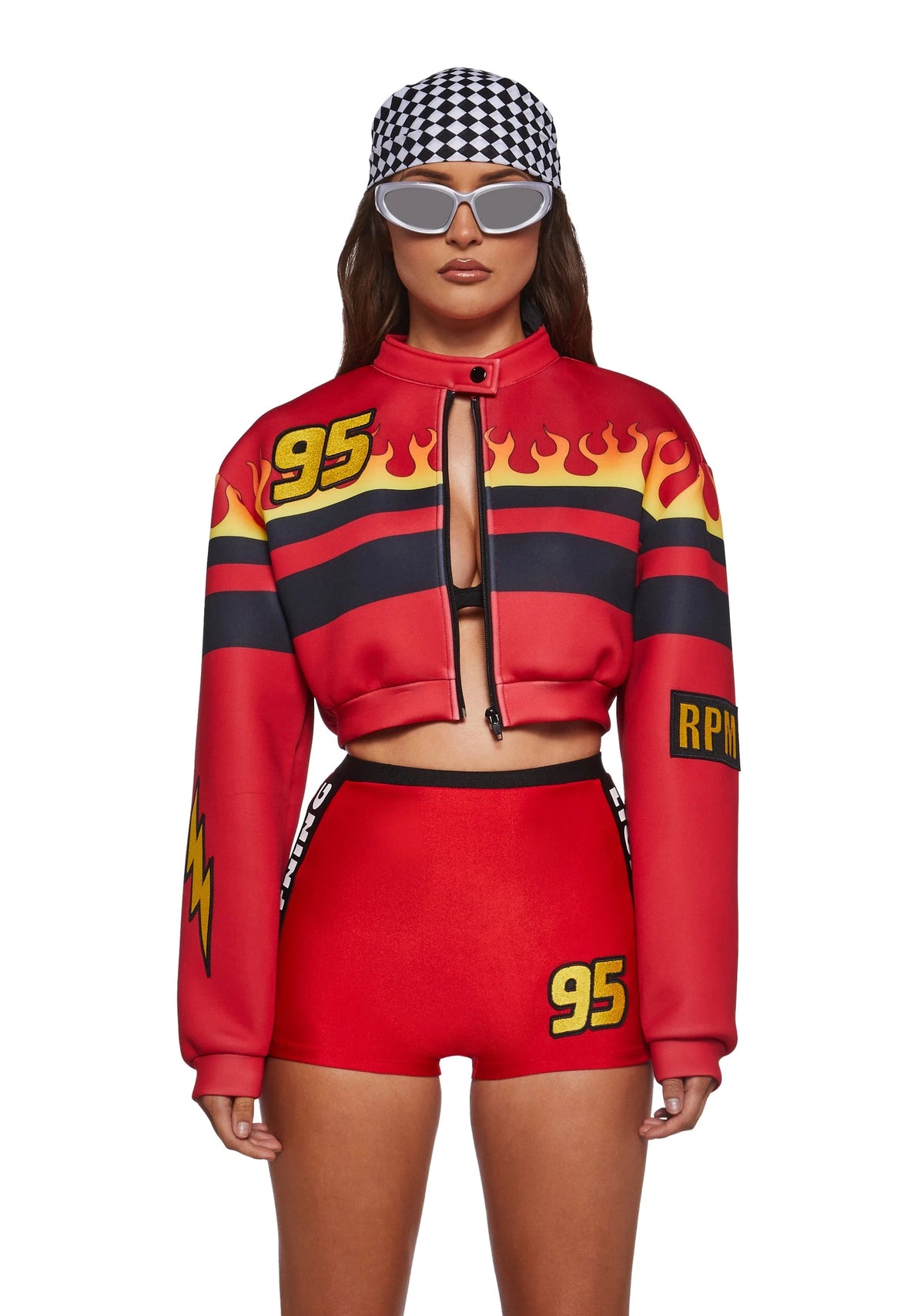 Racing Driver Costume Set - Red