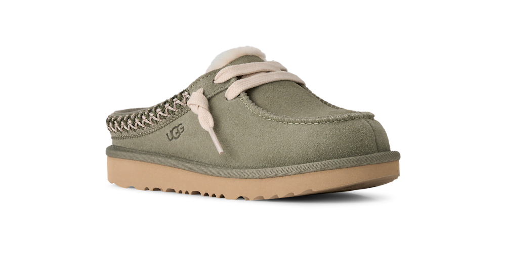 Kids' Suede Lined Mule - Sand